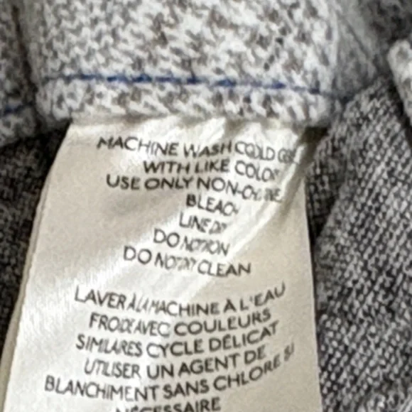 Maeve Gray Plaid Women's Collette Trousers Size 26P - Picture 6 of 11